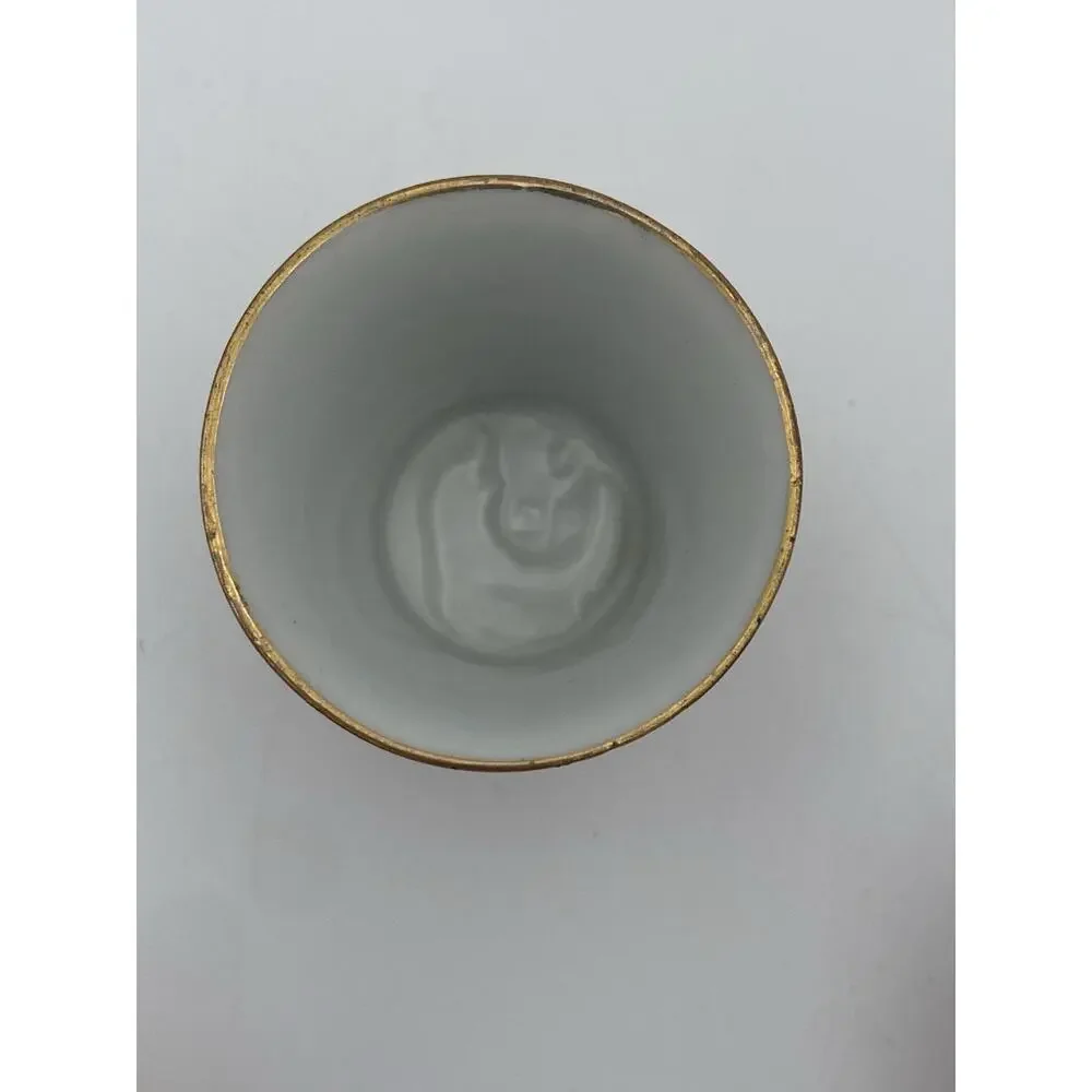 Vintage Japanese Sake Tea Cups Set Of 4 With Hidden Geisha Faces